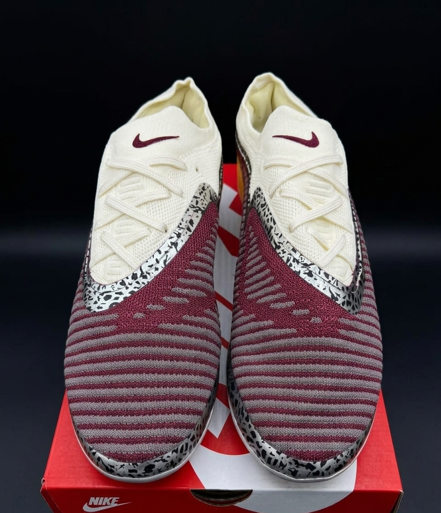 Phantom 6 Low Elite FG vino y blanco