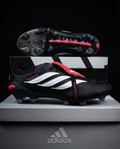 Predator Elite FT — Negro y Blanco (FG, césped natural)