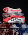 Predator 26 Lengüeta Elite Fg rojo y blanco