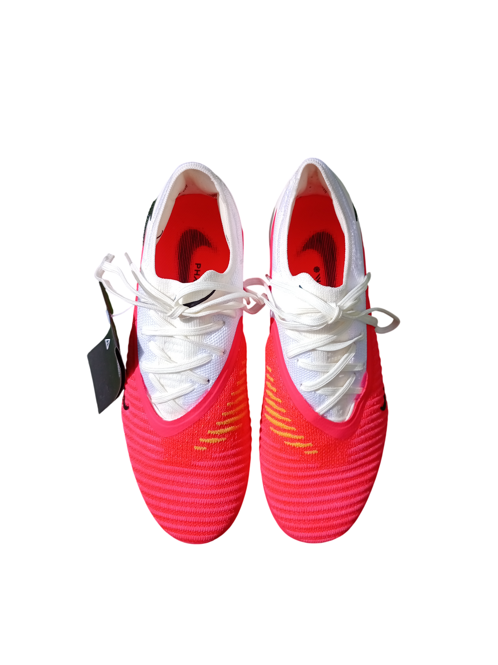 Phantom 6 Low Elite — rojo blanco (FG, césped natural)