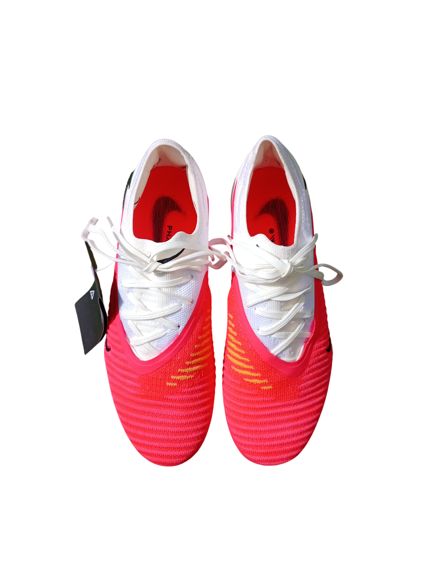 Phantom 6 Low Elite — rojo blanco (FG, césped natural)