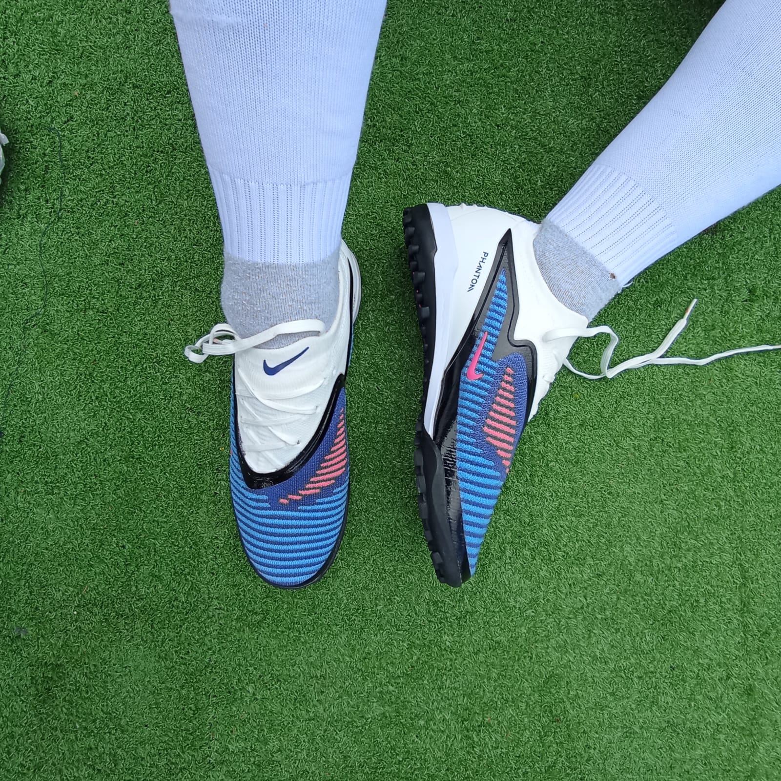 NIke Phantom 6 azules micros